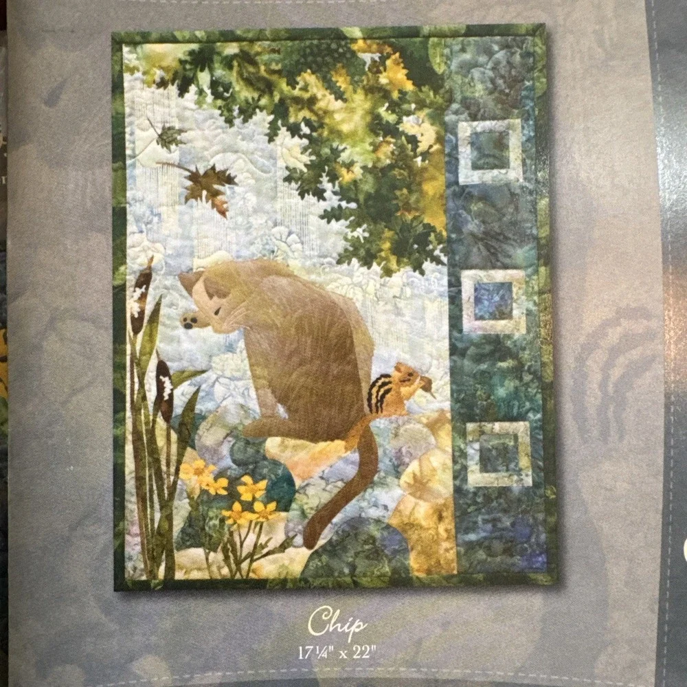 Pine Needles Quilt Pattern Lot 3 Cats Morning Mews Unused Opened McKenna Ryan
